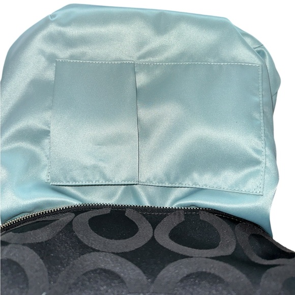 EUC Coach Kristin Black OPTIC Art Sateen Hobo Conv. Bag $378 - Picture 12 of 13